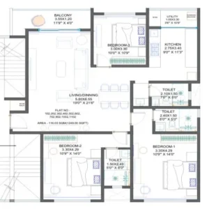 balewadi marqis floor plan